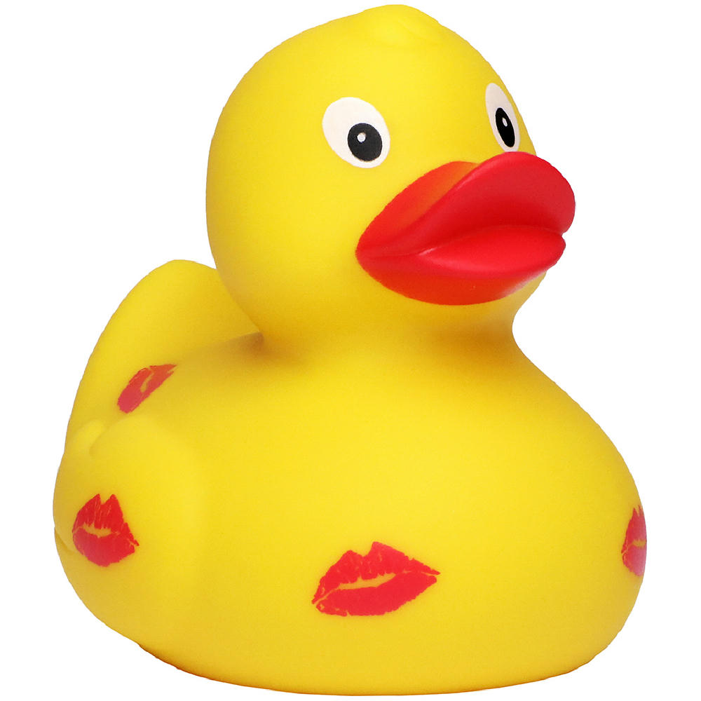 Product image Quietsche-Ente Küss mich Werbeartikel