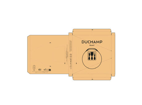 Duchamp Brett Bambus 4-teilig Werbeartikel