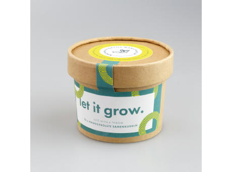 Product image Big Cup mit 10 Samenkugeln Werbeartikel