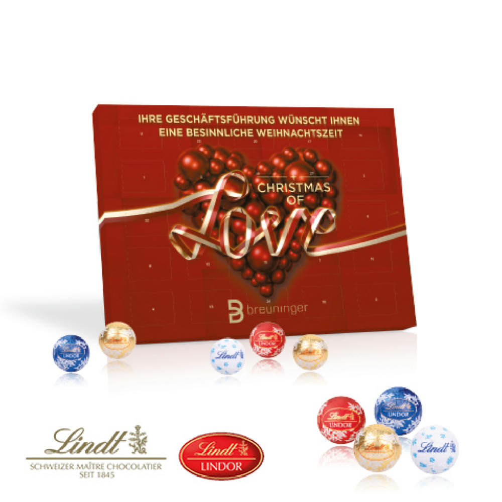 Product image Tisch-Adventskalender Lindt "Gourmet Edition" Werbeartikel