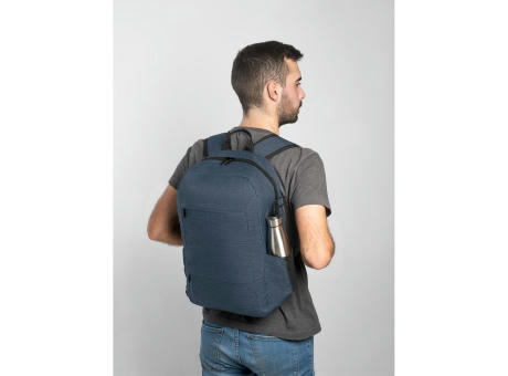 BUSINESS. Laptop-Rucksack aus 300D 100% rPET bedrucken