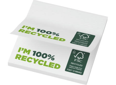 Product image Sticky-Mate® recycelte Haftnotizen 75 x 75 mm Werbeartikel