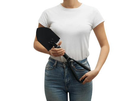 Faltbarer Spaten SCOOP mit Tasche Werbeartikel