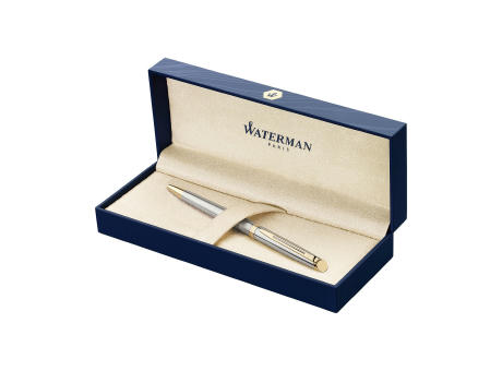 Waterman Hémisphère Kugelschreiber Silber-blau bedrucken