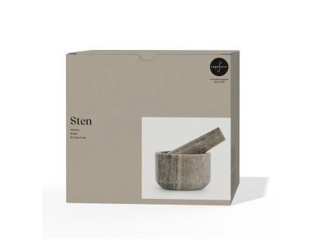 Sagaform Stein Travertin Marmormörtel Werbeartikel