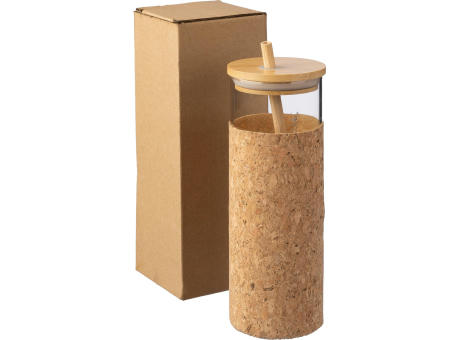 Einwandiger Glasbecher (450 ml) Marlies bedrucken