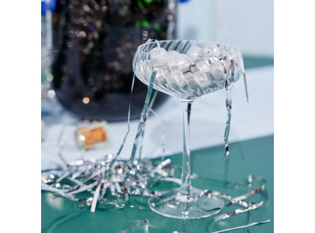 Byon Opacity 2er-Set Sektgläser mit stilvollem Glasmuster 300ml Werbeartikel