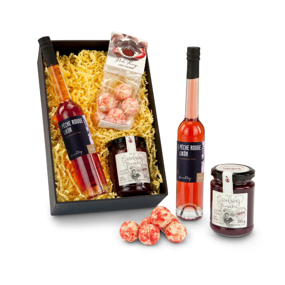 Product image Geschenkset / Präsenteset: Weinbergspfirsich Variation Werbeartikel
