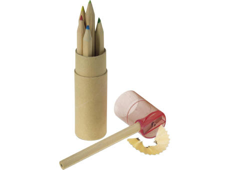 Buntstifte-Set , 6-tlg. Libbie bedrucken