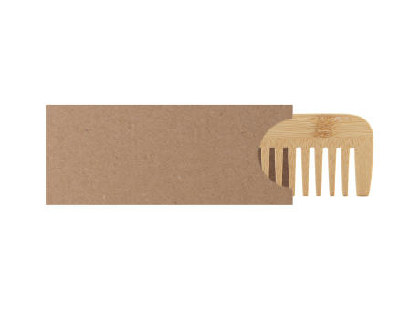 Kamm aus Bambus Leonard bedrucken