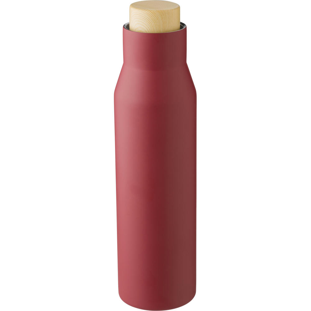 Doppelwandige Flasche aus Edelstahl Christian Werbeartikel