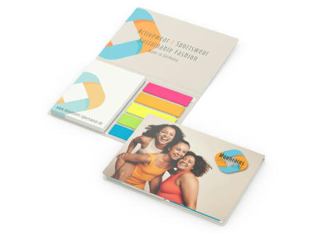 Product image Haftnotiz-Set Lissabon Naturkarton Recycling Werbeartikel