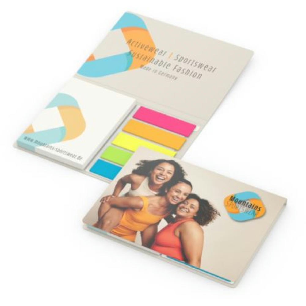 Product image Haftnotiz-Set Lissabon Naturkarton Recycling Werbeartikel