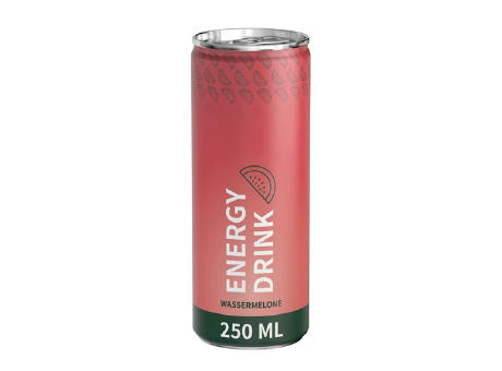 250 ml Energy Drink Wassermelone - Body Label Werbeartikel