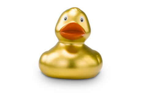 Werbeente Goldmarie Mini, ca. 6 cm Werbeartikel
