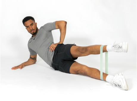 4-tlg. Set Fitnessbänder im Etui bedrucken