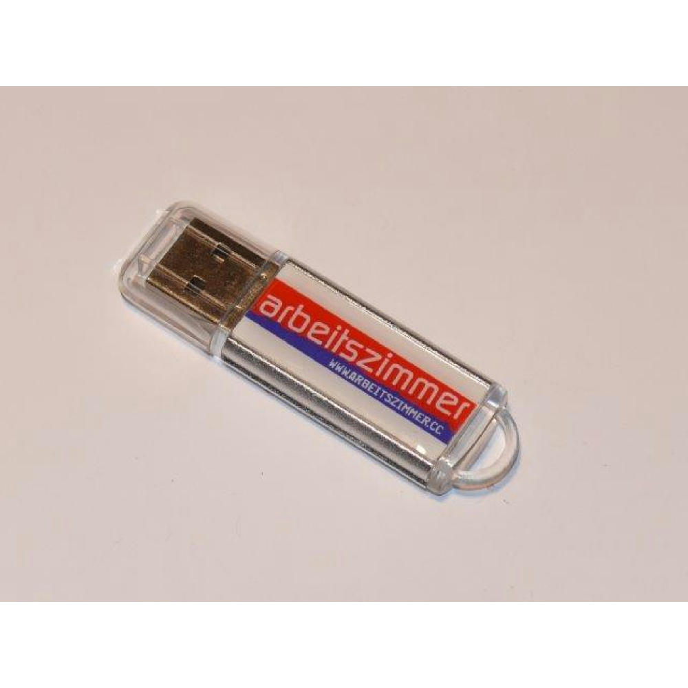 USB-Stick F47 Doming USB 2.0 Flash Disk   1 GB Schwarz Werbeartikel