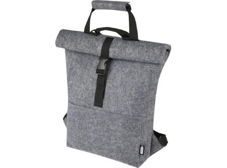 Felta Fahrradtasche aus GRS-recyceltem Filz 13 L bedrucken