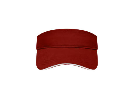 Product image Sandwich Sunvisor - Trendiger Sunvisor mit kontrastfarbigem Sandwich Werbeartikel