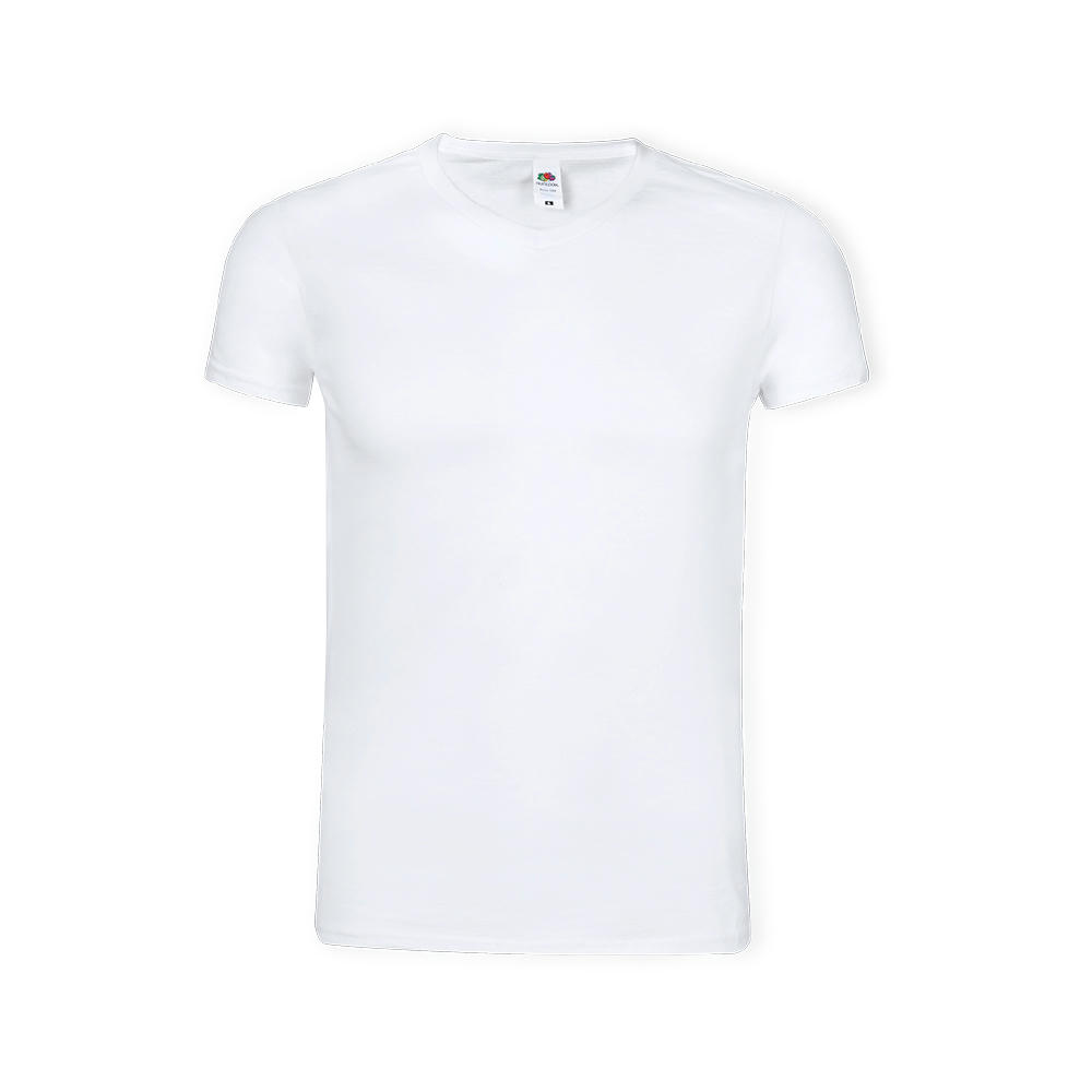 Product image Erwachsene Weiß T-Shirt Iconic V-Neck Werbeartikel