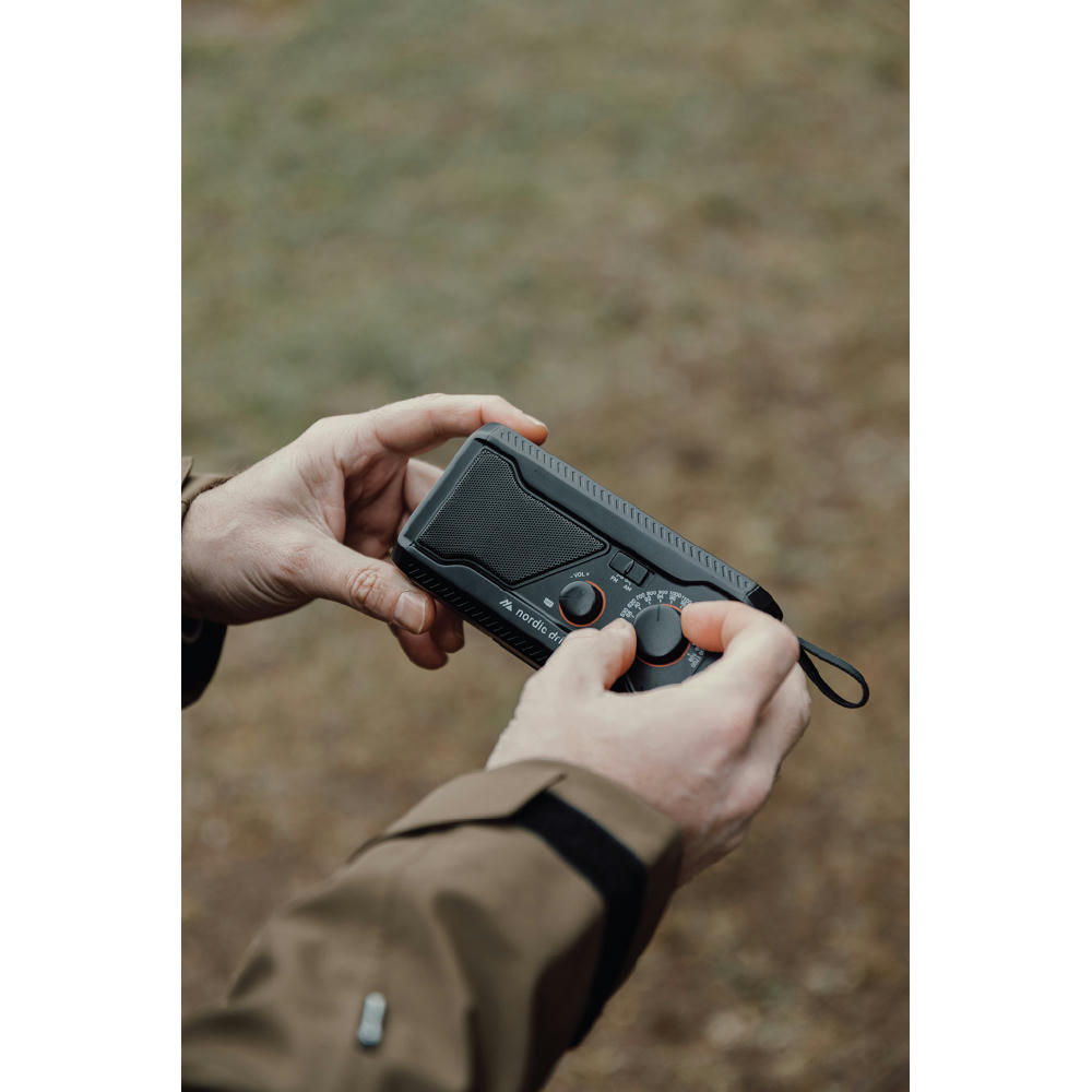Nordic Drift Titan IPX4 multifunktionales Radio 4000mAh Werbeartikel