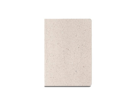 Product image ORGANIC SEMI-RIGID. Notizbuch A5 mit semi-flexiblem Cover aus Elefantendung (80%) Werbeartikel