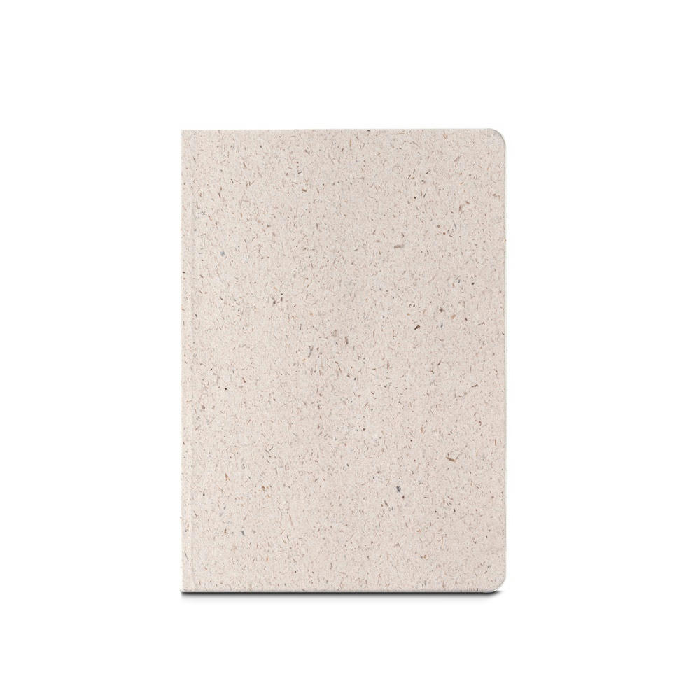 Product image ORGANIC SEMI-RIGID. Notizbuch A5 mit semi-flexiblem Cover aus Elefantendung (80%) Werbeartikel
