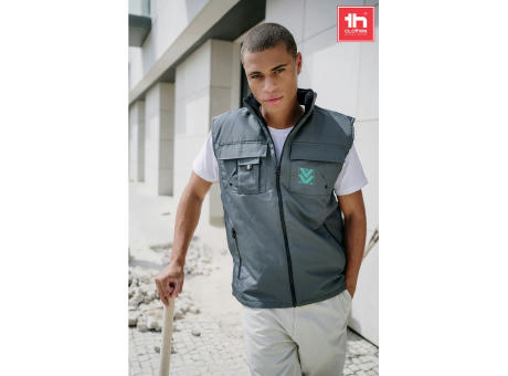 THC STOCKHOLM. Gesteppte Arbeitsweste mit Futter Werbeartikel