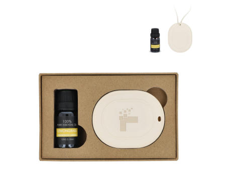 InSideOut Aroma-Hänger Zitronengrasöl 10 ml Werbeartikel