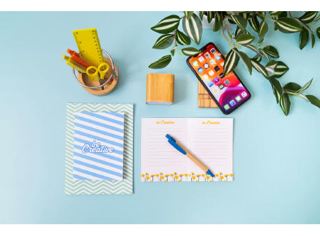 individuelles Saatpapier-Notizbuch CreaNote Plus A5 Seed Werbeartikel