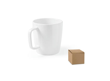 Product image DHONI WHITE. Keramik-Becher 450 mL bedrucken