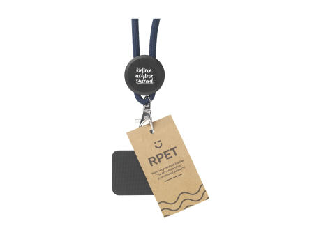 Lace Lanyard GRS RPET 0,5 cm Handy-Schlüsselband bedrucken