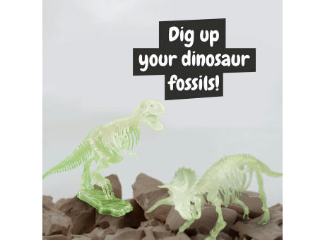 2 in 1 Fossil Excavation Kit I. Lernspiel für Kinder Werbeartikel