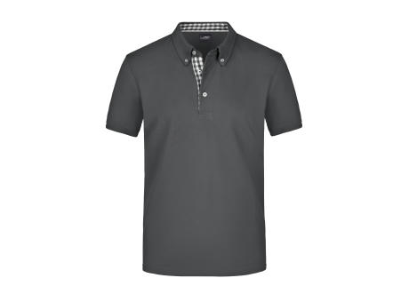 Men's Plain Polo - Polo mit Button-Down Kragen bedrucken