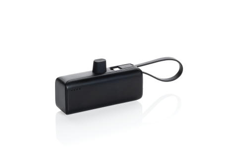 Powerlink 3000mah Powerbank aus RCS rPlastic mit USB-C Kabel bedrucken