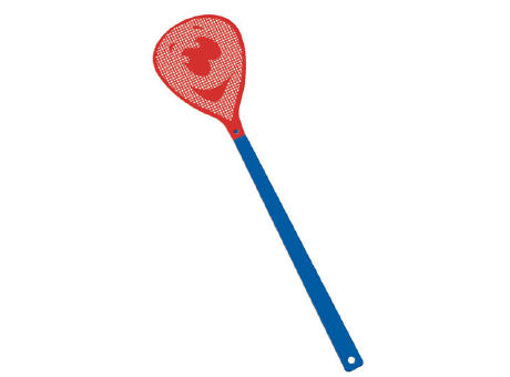 Griff blau, Klatsche rot