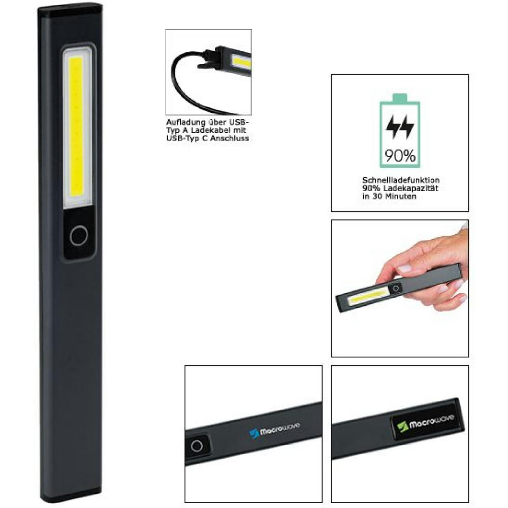 Product image Aufladbare LED Leuchte "Quick Charge Inspection Light 150 L" Werbeartikel