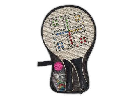 MDF Beach Tennis mit Spielen auf den Oberflächen Werbeartikel