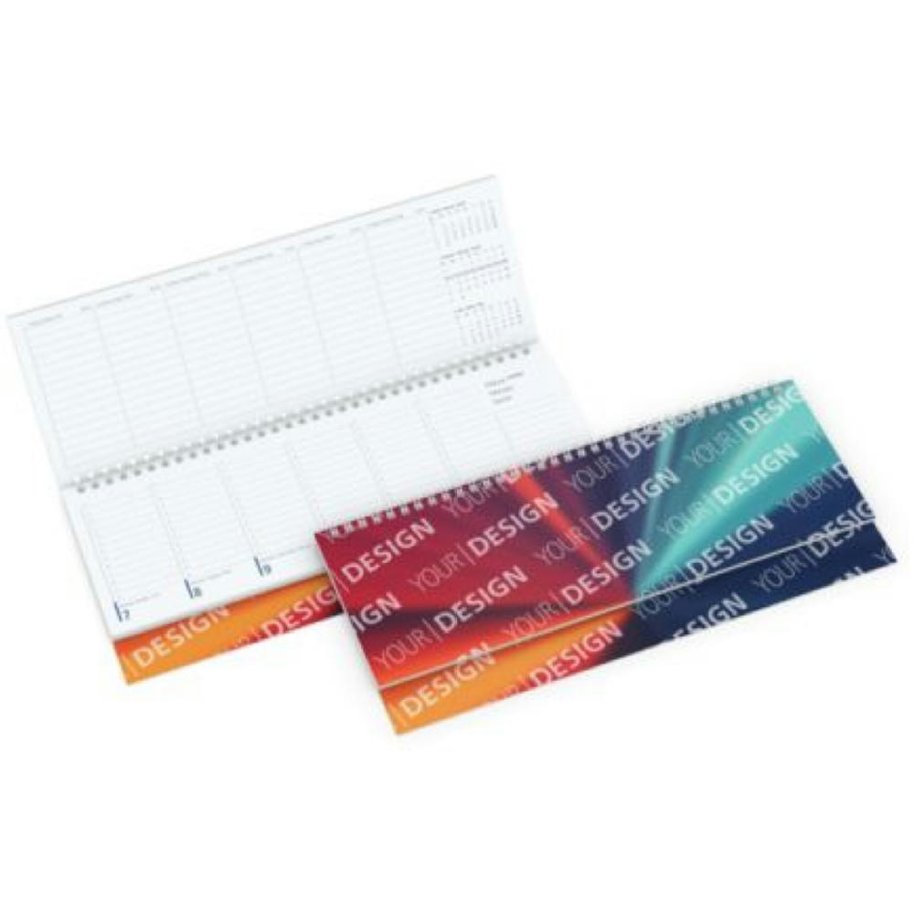 Tisch-Querkalender Compact EXPRESS 1 Woche = 2 Seiten 8–20 Uhr Werbeartikel