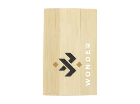 CreditCard USB Bamboo 8 GB bedrucken