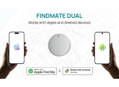 Findmate Dual IPX5 Artikel-Finder aus RCS recyceltem ABS Werbeartikel