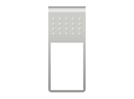 ROMINOX® Mehrweg-Büroklammer Straight Clip XL mit Noppen, idealer Mailingartikel für Dokumente, bis zu 35 Seiten Klemmkraft Werbeartikel