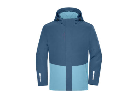 Workwear Hardshell Rainjacket - Funktionelle Regenjacke mit farblich abgesetzten Details Werbeartikel