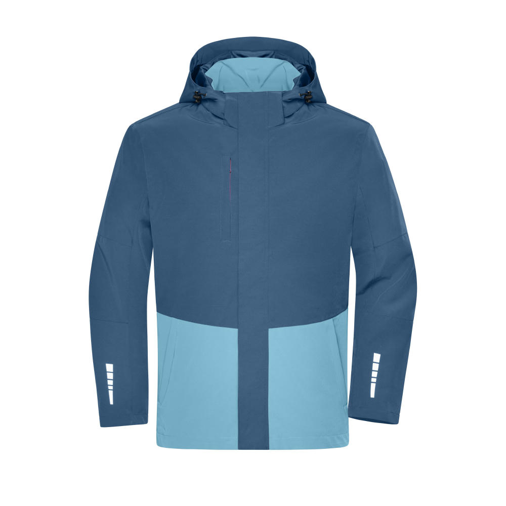 Product image Workwear Hardshell Rainjacket - Funktionelle Regenjacke mit farblich abgesetzten Details Werbeartikel