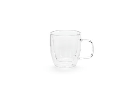 Elbe 75 Tasse Borosilikat Glas 65ml  Werbeartikel