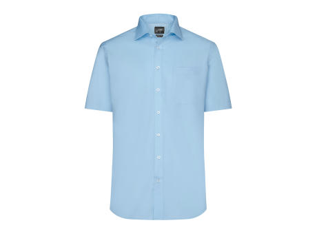 Men's Shirt Shortsleeve Micro-Twill - Klassisches Shirt in pflegeleichter Baumwollqualität Werbeartikel