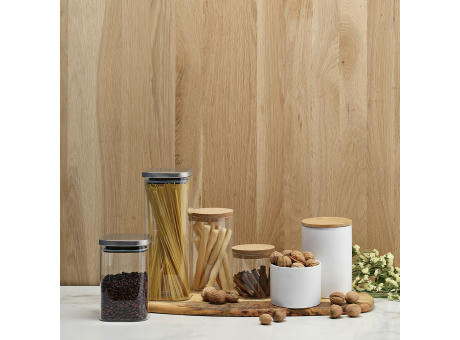 Magritte 1000 Vorratsbehälter Borosilikat Glas 1015ml  Werbeartikel