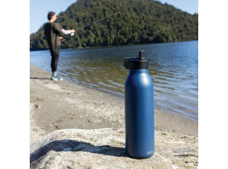 Avira Ara RCS Re-Steel Fliptop Wasserflasche 500ml Werbeartikel