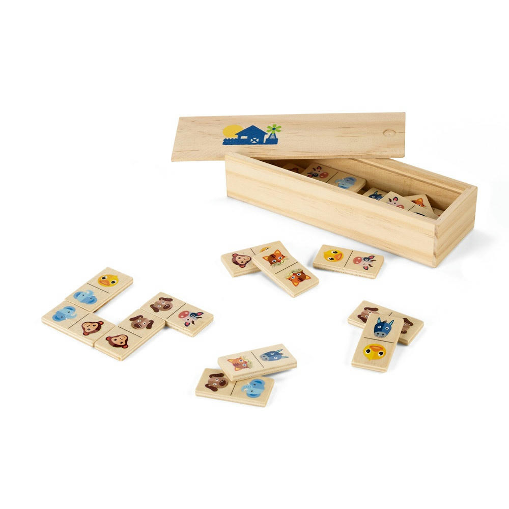 Product image DOMIN. Dominospiel aus Holz Werbeartikel