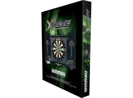 Dartboard Winmau Black Box  | inkl. 4c Druck 2seitig Werbeartikel